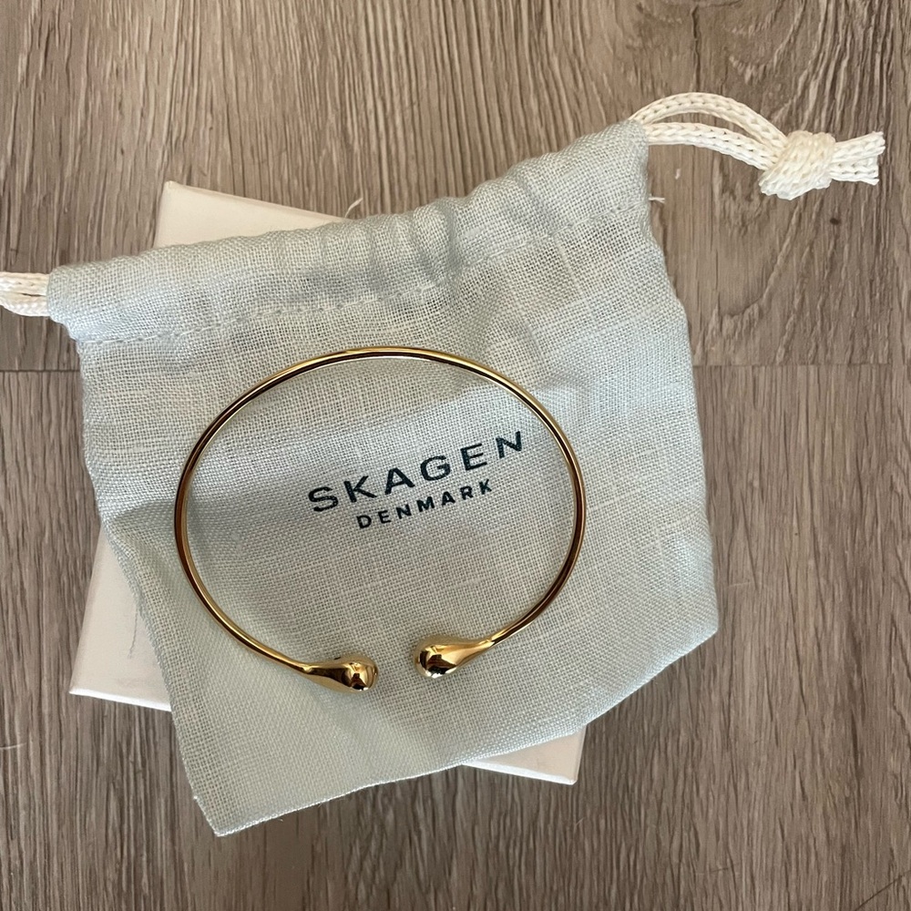 NEW Skagen Kariana Gold Minimalist Bracelet - Picture 4 of 5